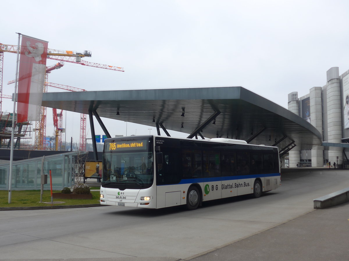 (189'567) - ATE Bus, Effretikon - Nr. 58/ZH 486'958 - MAN am 19. M�rz 2018 in Z�rich, Flughafen