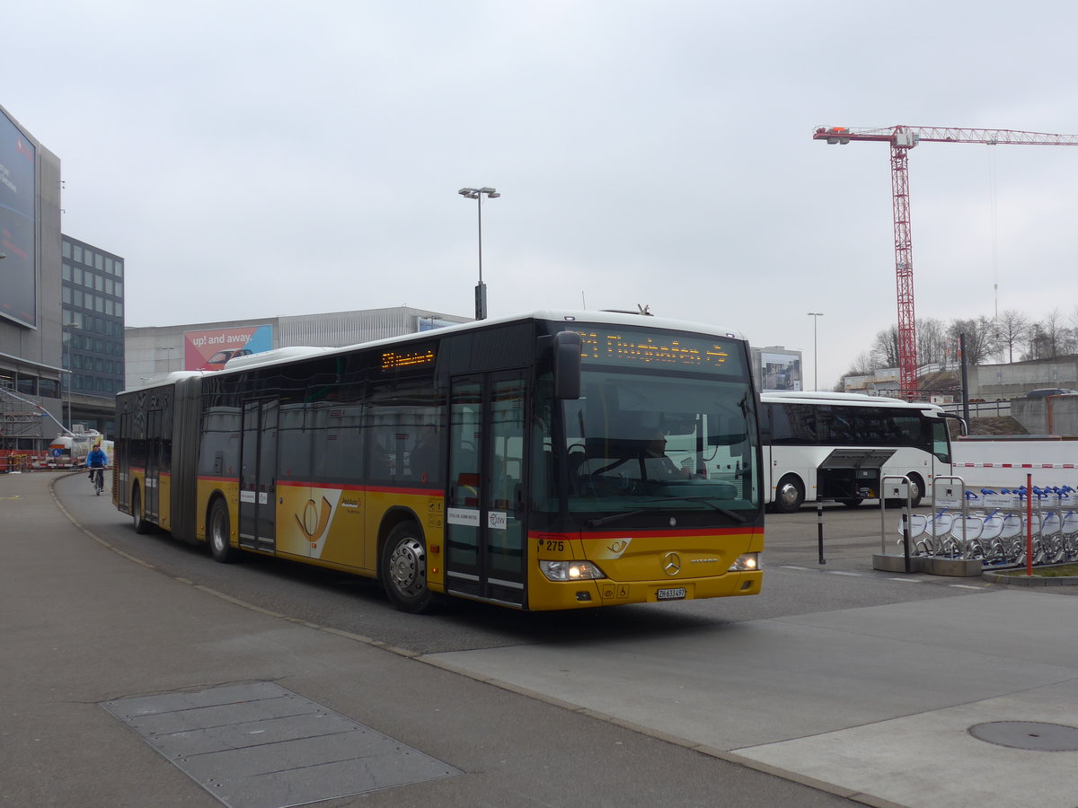 (189'572) - PostAuto Z�rich - Nr. 275/ZH 633'497 - Mercedes am 19. M�rz 2018 in Z�rich, Flughafen