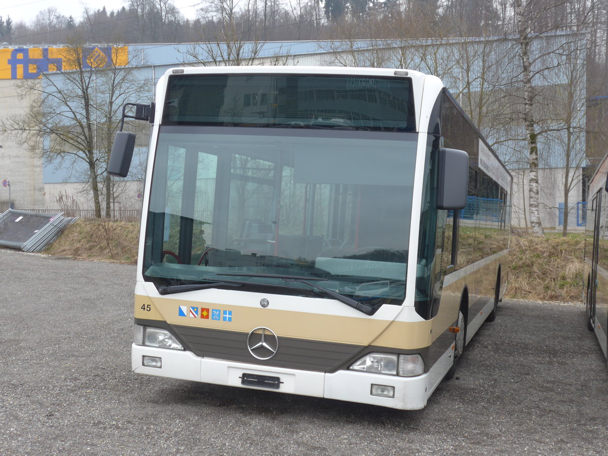 (189'579) - AZZK Zollikon - Nr. 45 - Mercedes am 19. M�rz 2018 in Kloten, EvoBus