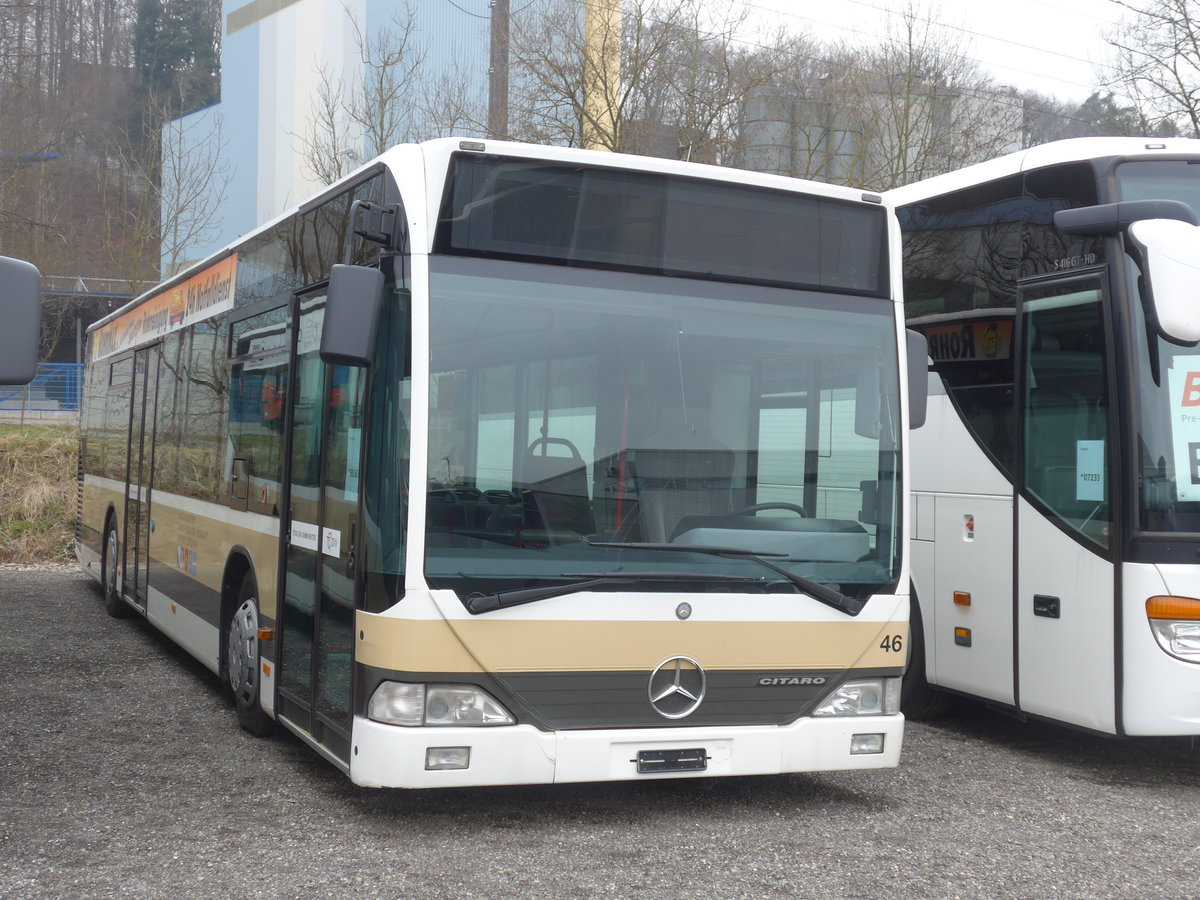 (189'580) - AZZK Zollikon - Nr. 46 - Mercedes am 19. M�rz 2018 in Kloten, EvoBus