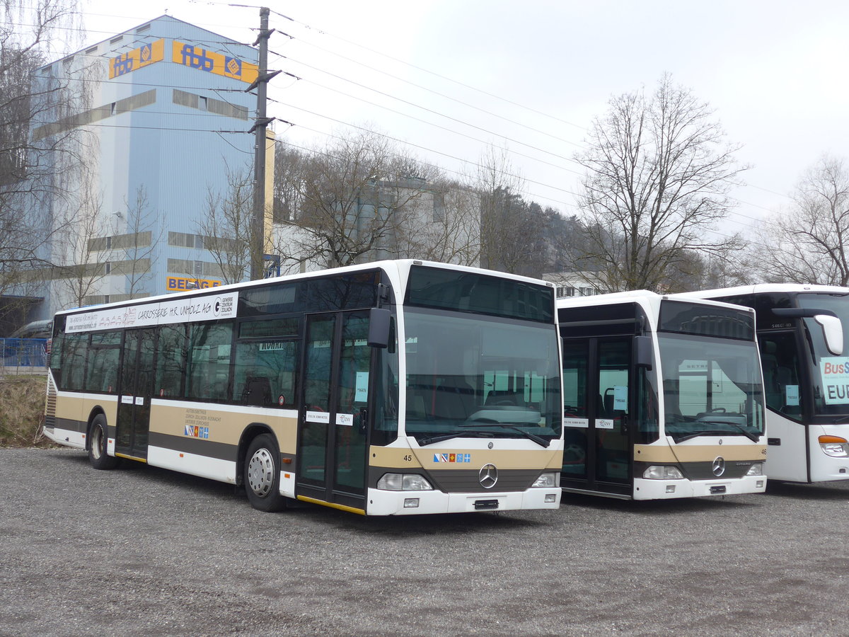 (189'589) - AZZK Zollikon - Nr. 45 - Mercedes am 19. M�rz 2018 in Kloten, EvoBus