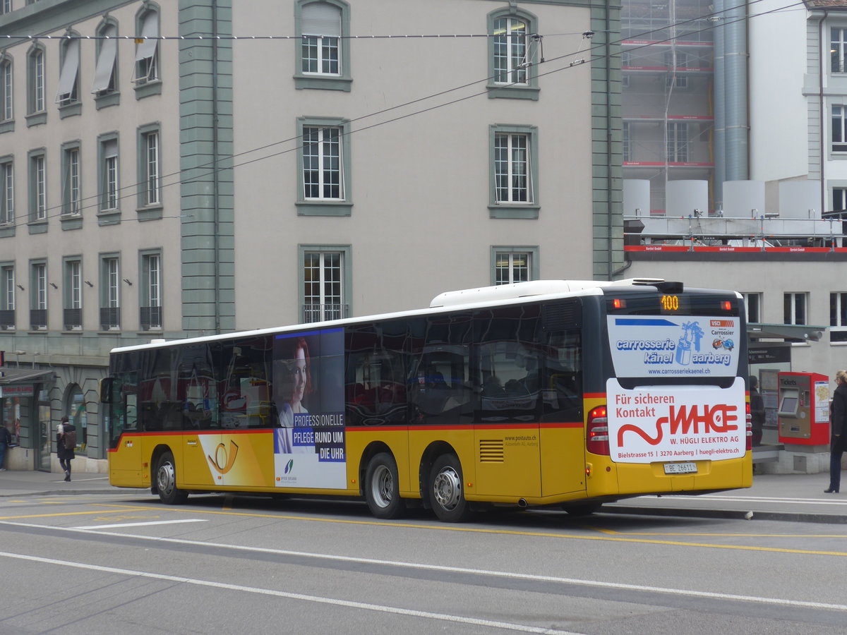 (189'613) - AVA Aarberg - Nr. 1/BE 26'611 - Mercedes am 26. M�rz 2018 in Bern, Schanzenstrasse