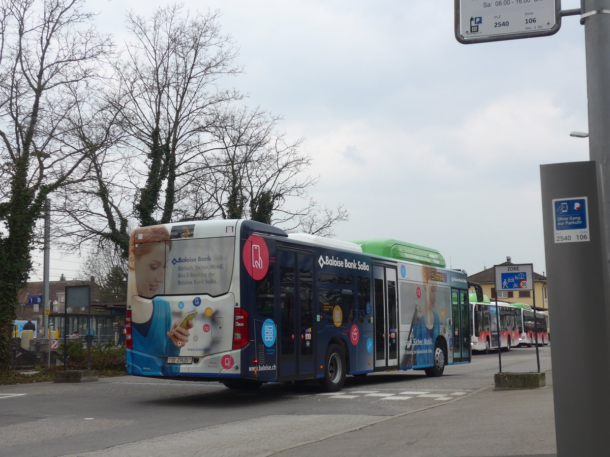 (189'637) - BGU Grenchen - Nr. 30/SO 29'435 - Mercedes am 26. M�rz 2018 beim Bahnhof Grenchen S�d
