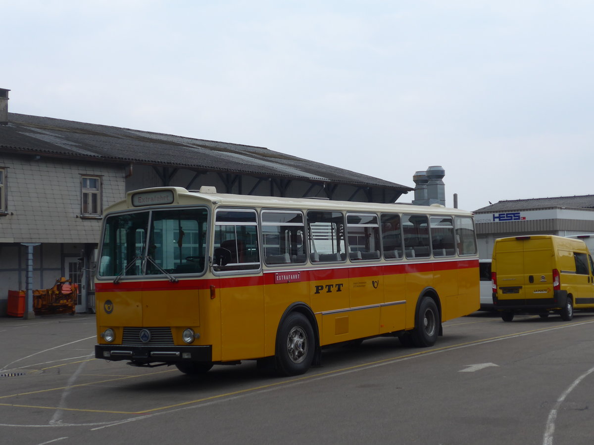 (189'655) - Zimmermann, Niederwangen - Saurer/T�scher (ex P 24'632) am 26. M�rz 2018 in Bellach, Hess
