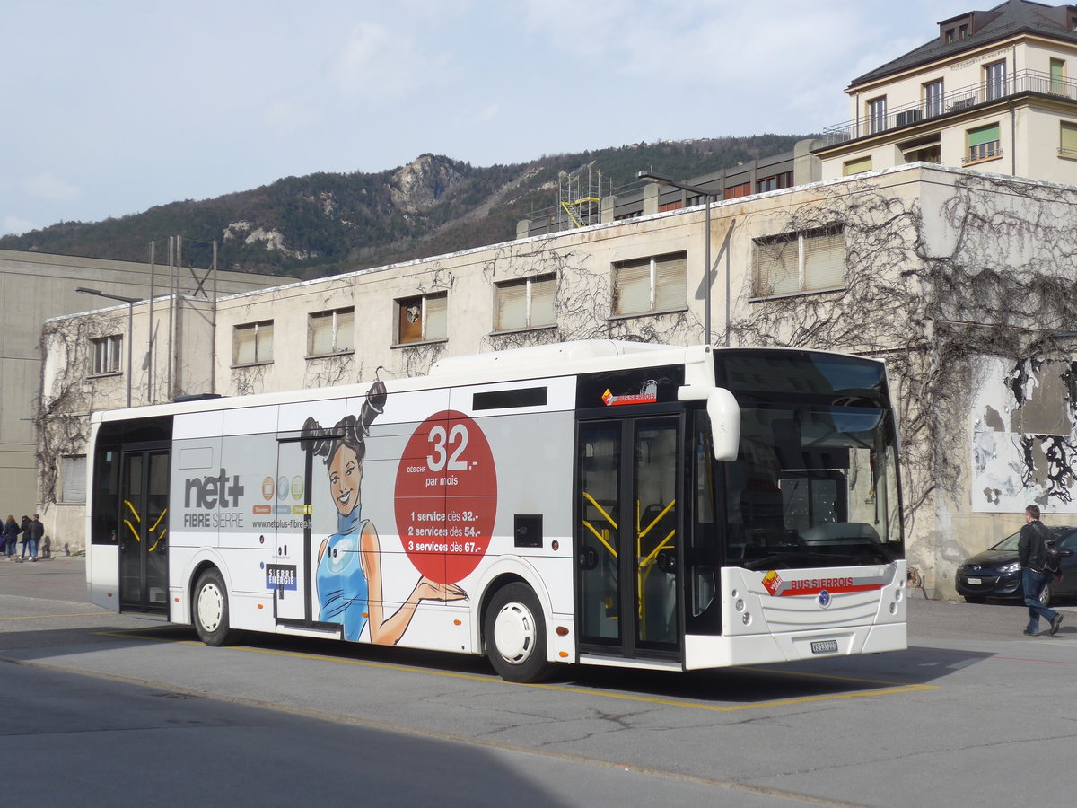 (189'707) - BS Sierre - VS 133'227 - Temsa am 30. M�rz 2018 beim Bahnhof Sierre