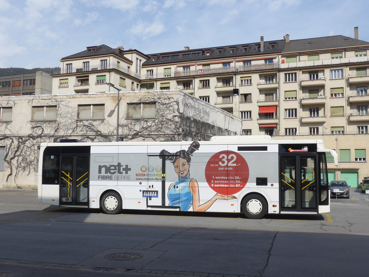 (189'708) - BS Sierre - VS 133'227 - Temsa am 30. M�rz 2018 beim Bahnhof Sierre