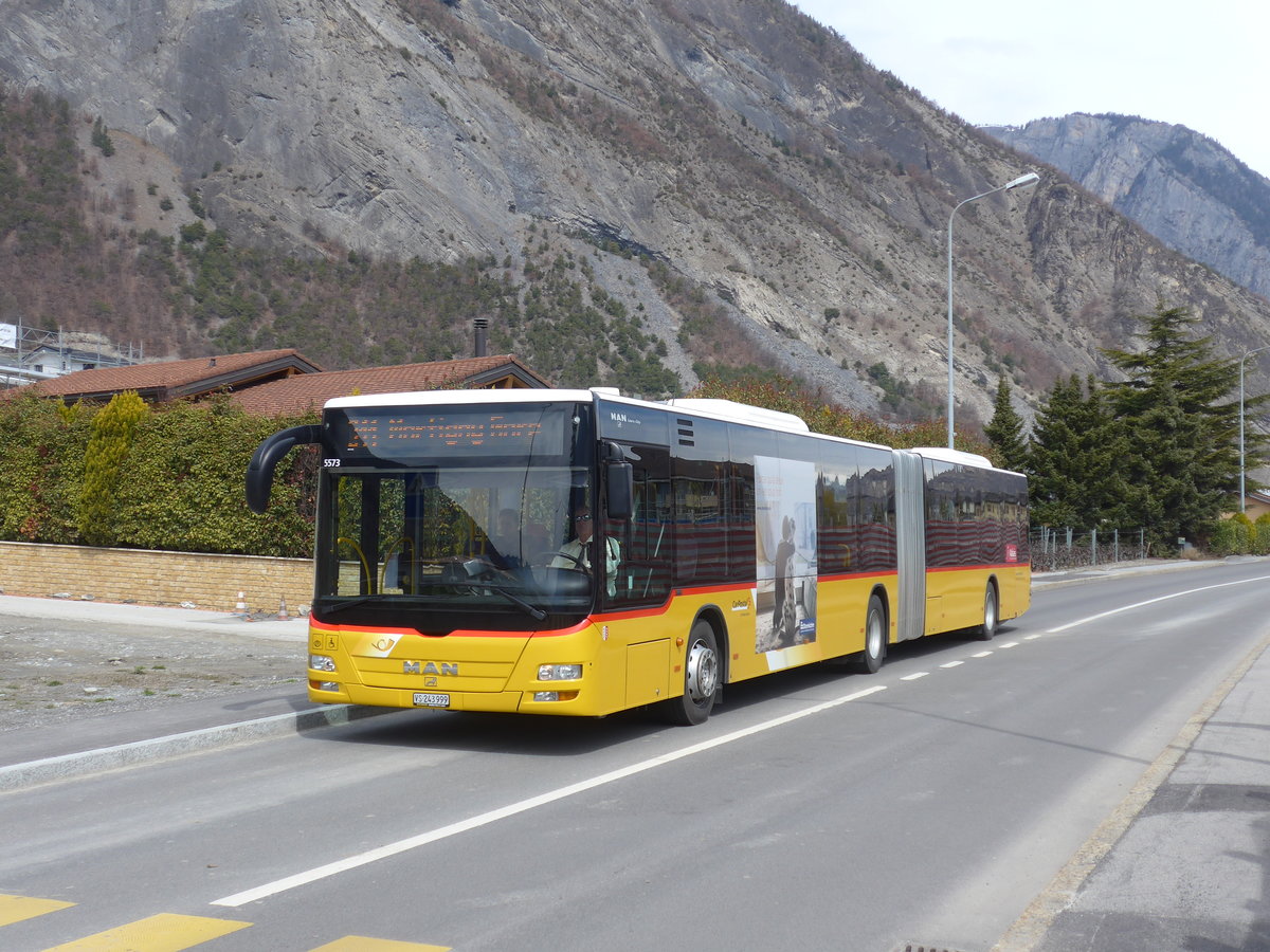(189'739) - Buchard, Leytron - VS 243'999 - MAN am 30. M�rz 2018 in Leytron, Route de Saillon