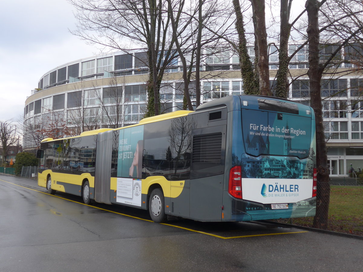 (189'789) - STI Thun - Nr. 163/BE 752'163 - Mercedes am 1. April 2018 bei der Schiffl�ndte Thun