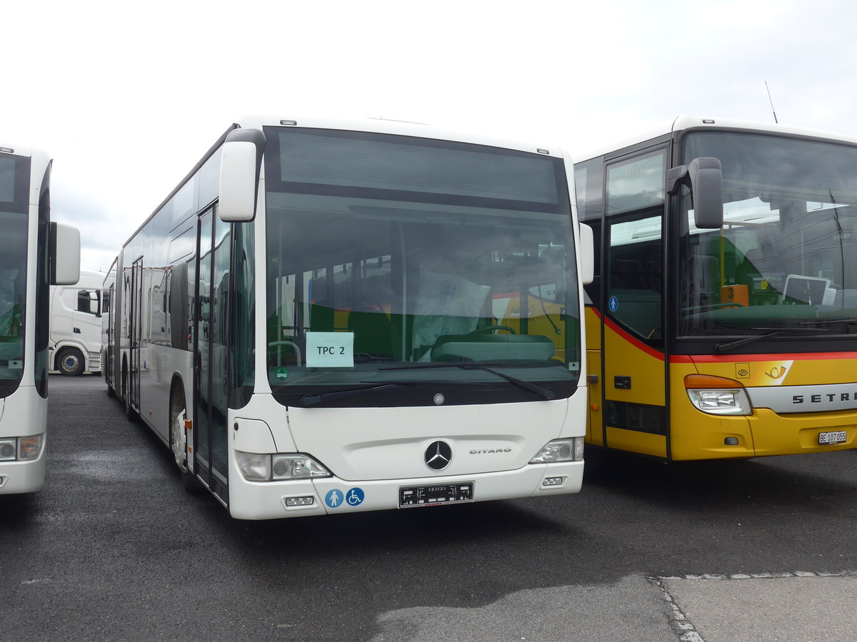 (189'837) - Interbus, Kerzers (f�r TPC Aigle) - Mercedes (ex H�rmann&S�hne, D-Hamburg) am 1. April 2018 in Kerzers, Interbus