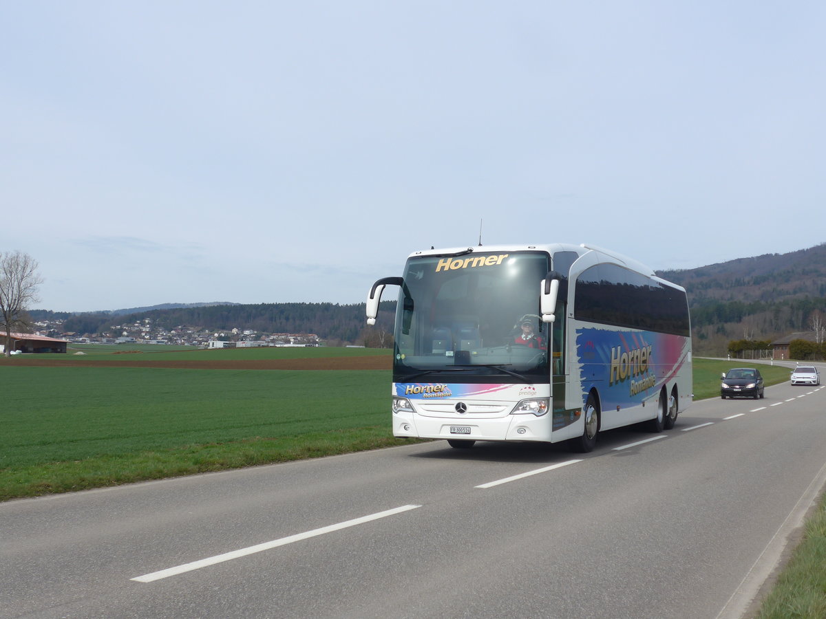 (189'921) - Horner, Tafers - Nr. 14/FR 300'514 - Mercedes am 2. April 2018 in Del�mont, Ferme les Abues