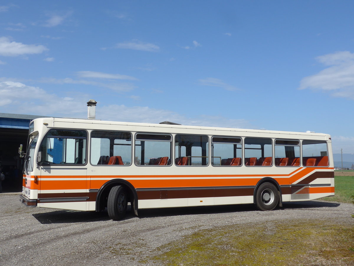 (190'053) - Wegm�ller, M�nsingen - BE 399'675 - FBW/R&J (ex Bamert, Wollerau) am 7. April 2018 in Lyssach, Museum Lorenz
