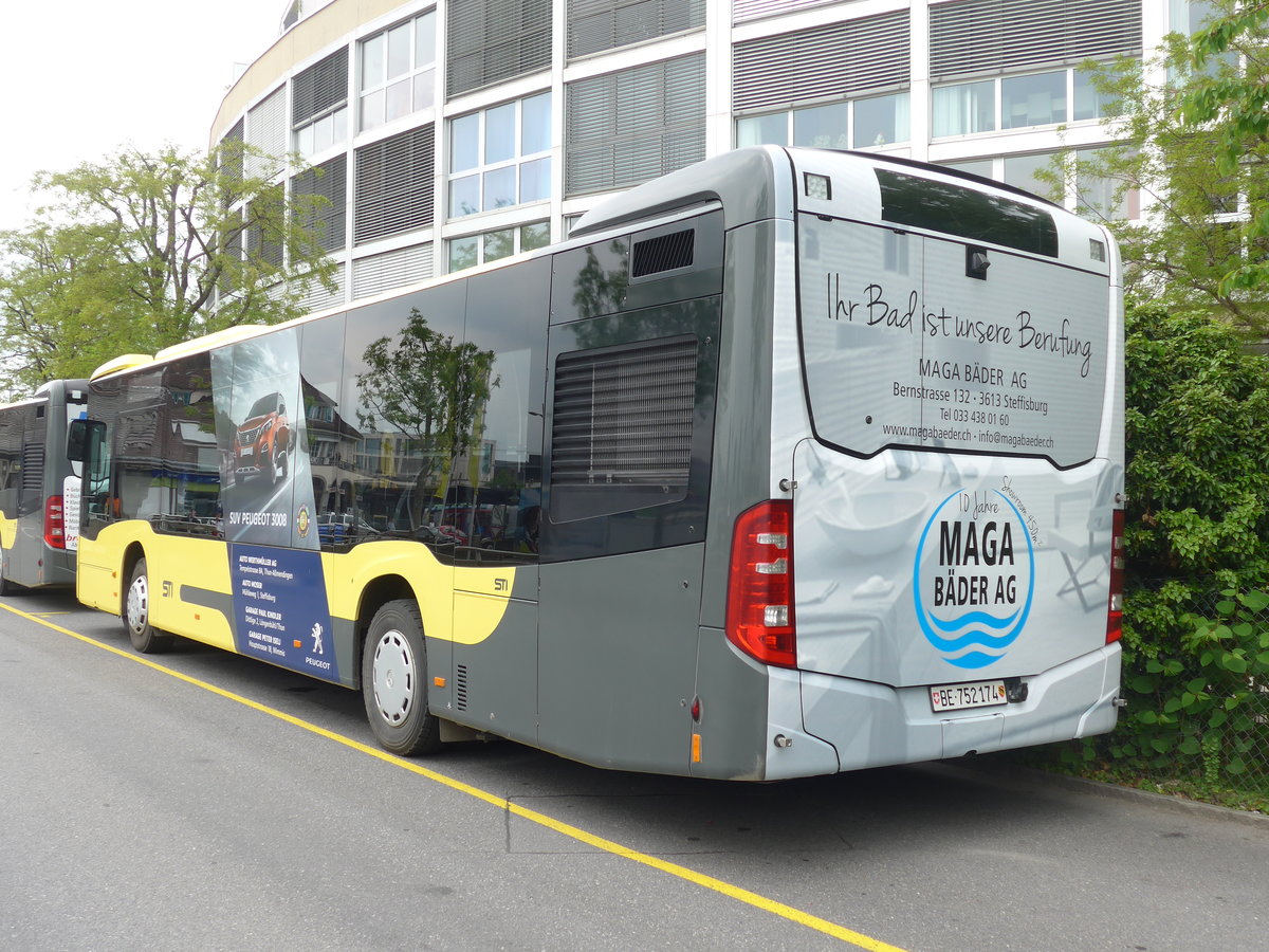 (192'314) - STI Thun - Nr. 174/BE 752'174 - Mercedes am 4. Mai 2018 bei der Schiffl�ndte Thun