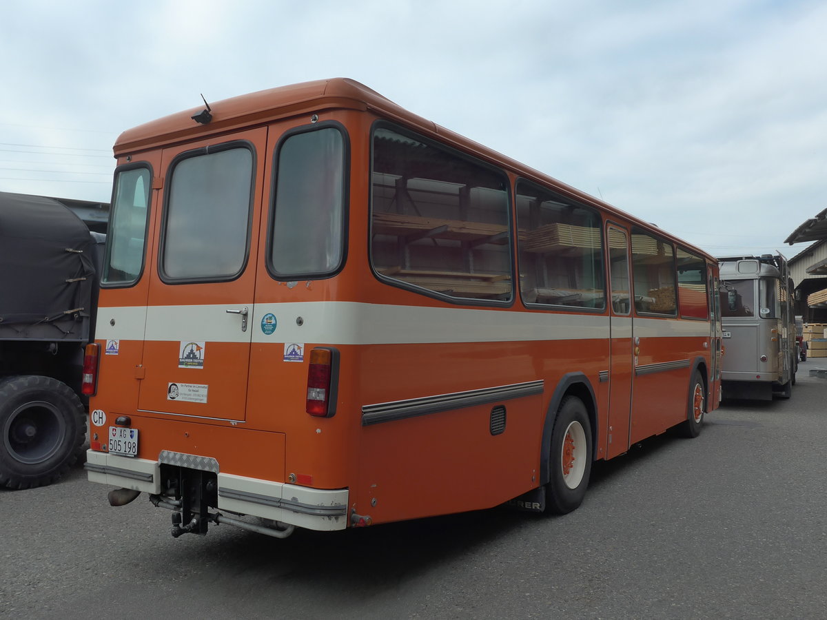 (192'364) - Mangold, Oberengstringen - AG 505'198 - Saurer/Hess (ex RhV Altst�tten Nr. 45) am 5. Mai 2018 in Attikon, Wegm�ller