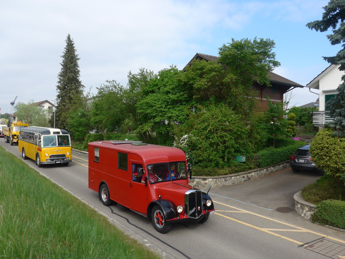 (192'462) - Schuler, Amsteg - UR 9031 - Berna/Hess (ex H�fliger, Luzern; ex M+3143) am 5. Mai 2018 in Attikon, Bahnstrasse