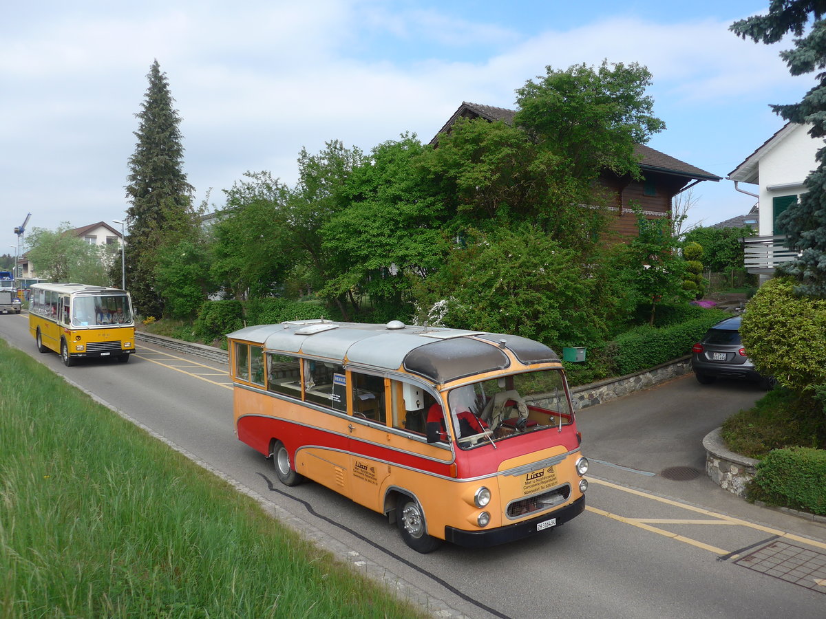(192'521) - L�ssi, Oberembrach - ZH 31'643 U - Dennis/FHS (ex Leu, Schaffhausen) am 5. Mai 2018 in Attikon, Bahnstrasse
