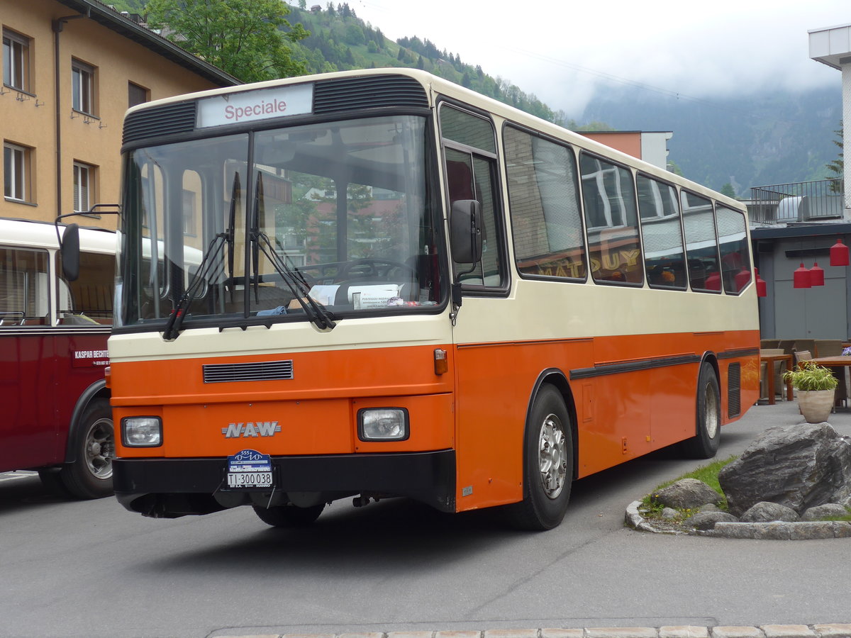 (193'127) - AWD Dienstleistungen, H�nenberg - TI 300'038 - NAW/Hess (ex AMSA Chiasso Nr. 22; ex Tischhauser, Oberschan) am 20. Mai 2018 in Engelberg, OiO