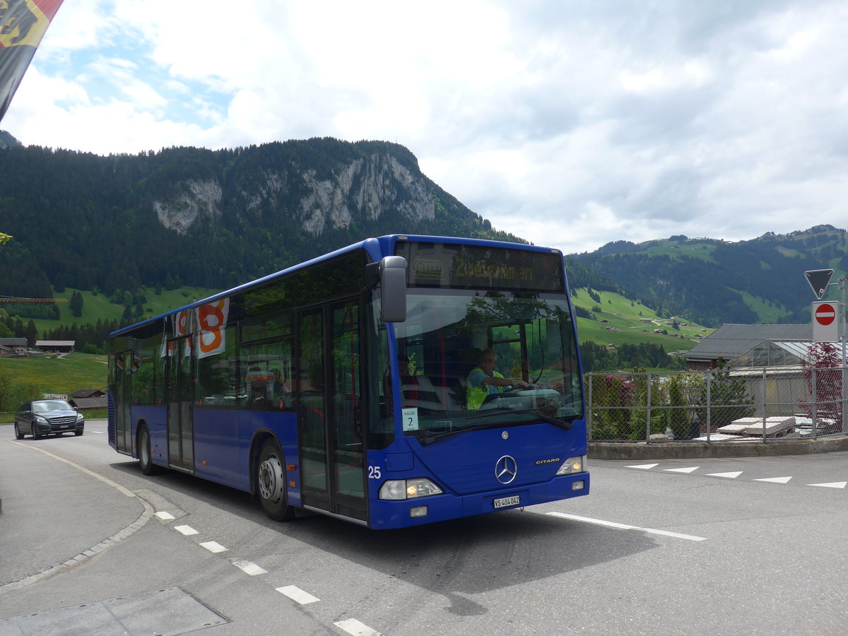 (193'308) - Lathion, Sion - Nr. 25/VS 404'042 - Mercedes (ex VZO Gr�ningen Nr. 14) am 21. Mai 2018 in Ch�teau-d'Oex, Bahnhofstrasse