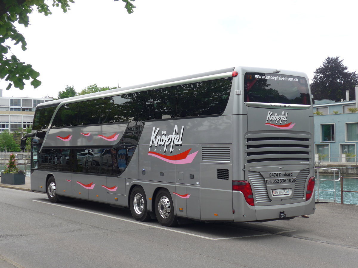 (193'570) - Kn�pfel, Dinhard - ZH 374'051 - Setra am 26. Mai 2018 bei der Schiffl�ndte Thun