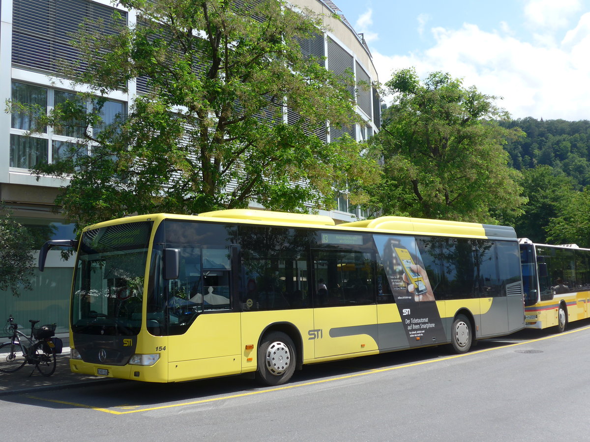 (193'631) - STI Thun - Nr. 154/BE 801'154 - Mercedes am 30. Mai 2018 bei der Schiffl�ndte Thun