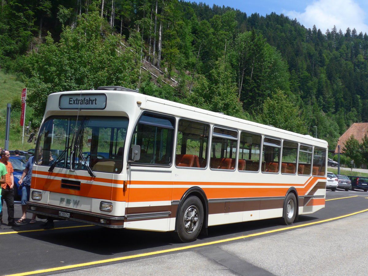 (193'718) - Wegm�ller, M�nsingen - BE 399'675 - FBW/R&J (ex Bamert, Wollerau) am 3. Juni 2018 in Trubschachen, Kambly