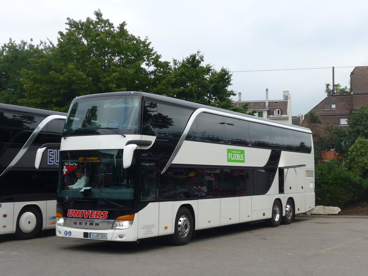 (193'786) - Aus Deutschland: Univers, K�ln - K-UR 504 - Setra am 9. Juni 2018 in Z�rich, Sihlquai 