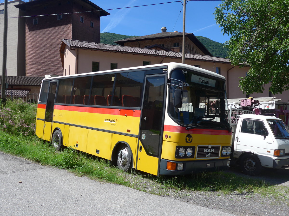 (193'810) - Merzaghi, Maroggia - (TI 7526) - MAN/G�ppel am 9. Juni 2018 in Maroggia, Garage