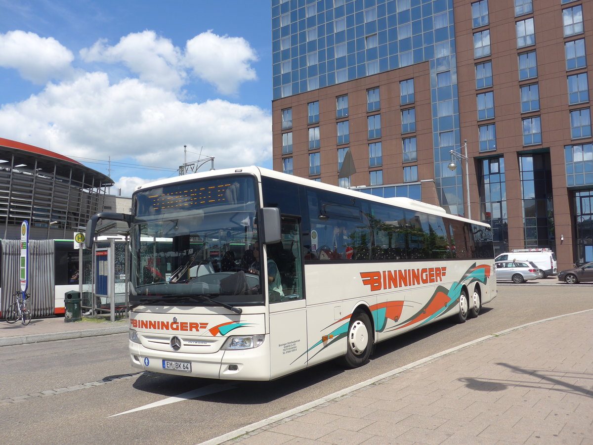 (194'238) - Binninger, V�rstetten - EM-BK 64 - Mercedes am 18. Juni 2018 beim Bahnhof Freiburg