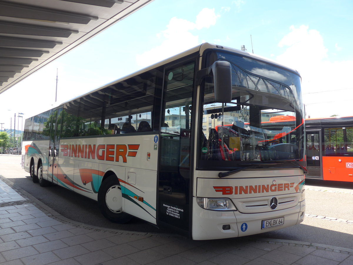(194'249) - Binninger, V�rstetten - EM-BK 64 - Mercedes am 18. Juni 2018 beim Bahnhof Freiburg
