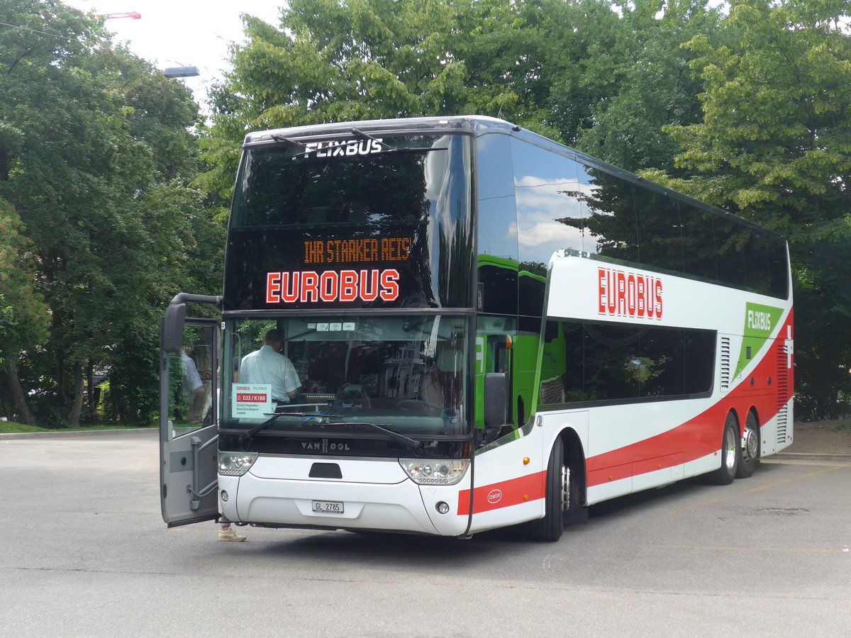 (194'260) - Domo, Glattbrugg - Nr. SE 03/GL 2785 - Van Hool am 18. Juni 2018 in Z�rich, Sihlquai