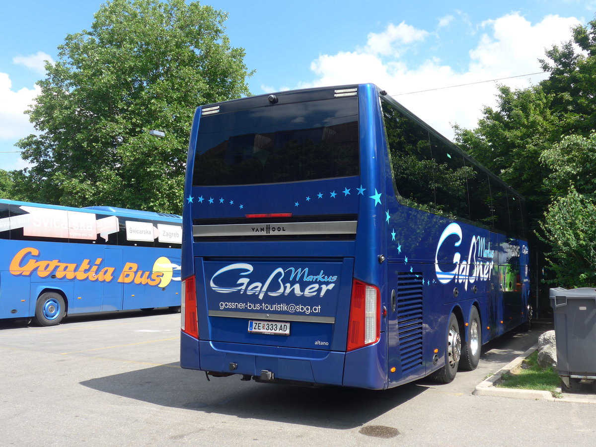 (194'263) - Aus Oesterreich: Gassner, Uttendorf - ZE 333 AD - Van Hool am 18. Juni 2018 in Z�rich, Sihlquai