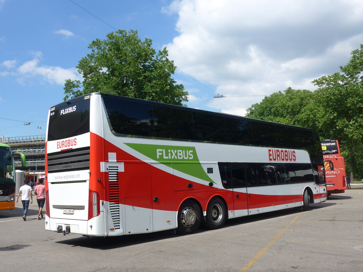 (194'266) - Domo, Glattbrugg - Nr. SE 03/GL 2785 - Van Hool am 18. Juni 2018 in Z�rich, Sihlquai