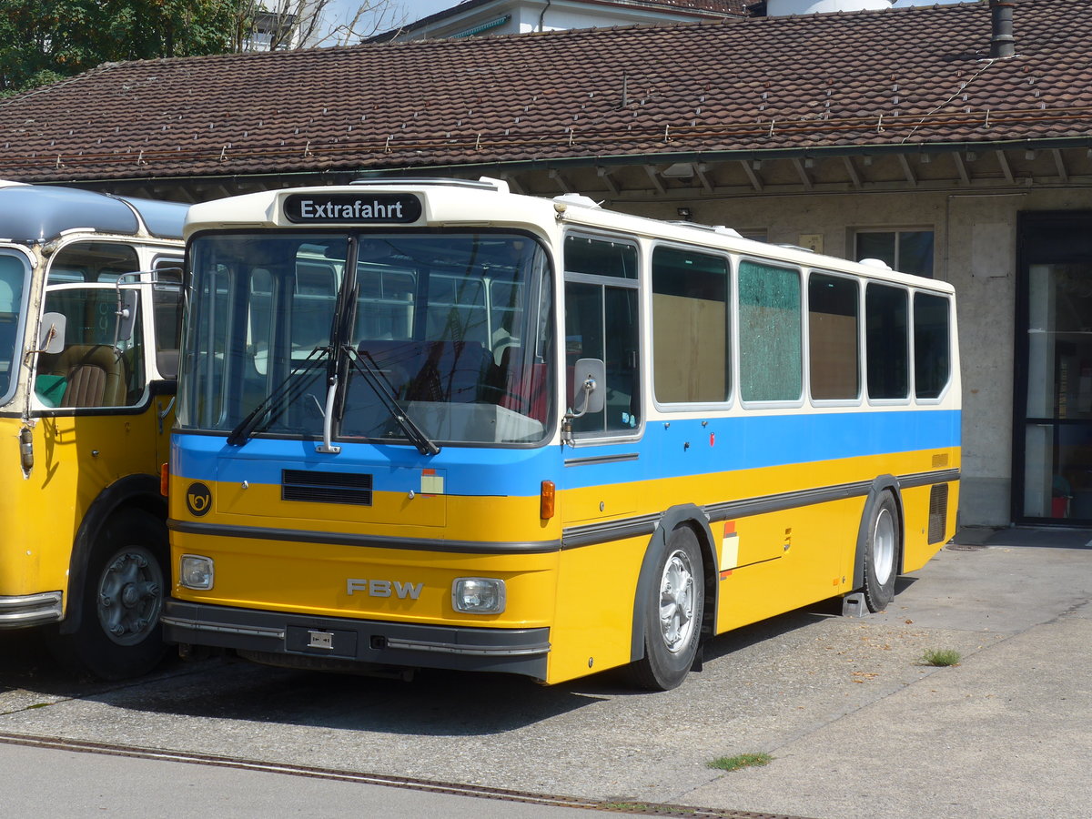 (194'546) - Schebath, Lauerz - FBW/Hess (ex BBSV Sattelegg; ex P 23'422) am 7. Juli 2018 in Uznach, Garage Oldie-Tours Z�risee