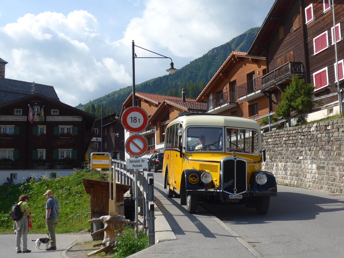 (194'814) - Baumgartner, Horn - Nr. 2/SG 61'596 - Berna/Seitz (ex Nr. 1; ex Rieser, H�tten; ex Kulmhotel, Arosa; ex Wanzenried, Innereriz; ex P 1653) am 15. Juli 2018 in Tschiertschen, Enderdorf