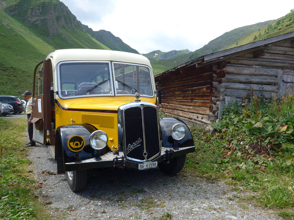 (194'819) - Baumgartner, Horn - Nr. 2/SG 61'596 - Berna/Seitz (ex Nr. 1; ex Rieser, H�tten; ex Kulmhotel, Arosa; ex Wanzenried, Innereriz; ex P 1653) am 15. Juli 2018 in Tschiertschen, Alp Farur