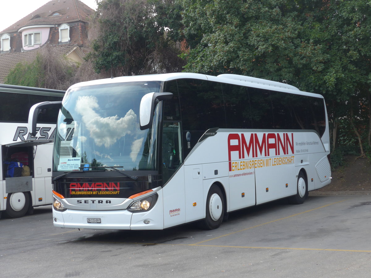 (194'881) - Ammann, Neerach - ZH 115'097 - Setra am 15. Juli 2018 in Z�rich, Sihlquai