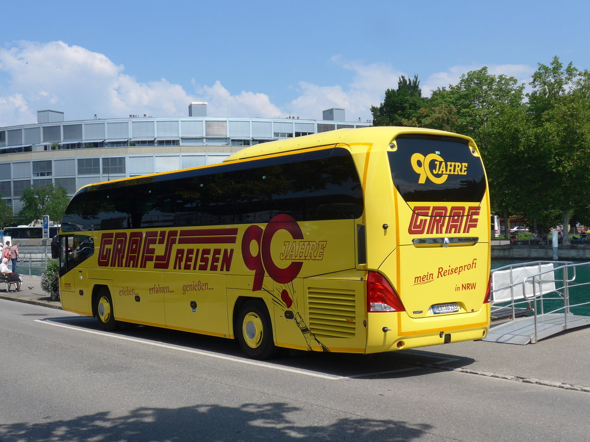(195'177) - Aus Deutschland: Graf, Herne - Nr. 538/HER-AG 233 - Neoplan am 24. Juli 2018 bei der Schiffl�ndte Thun