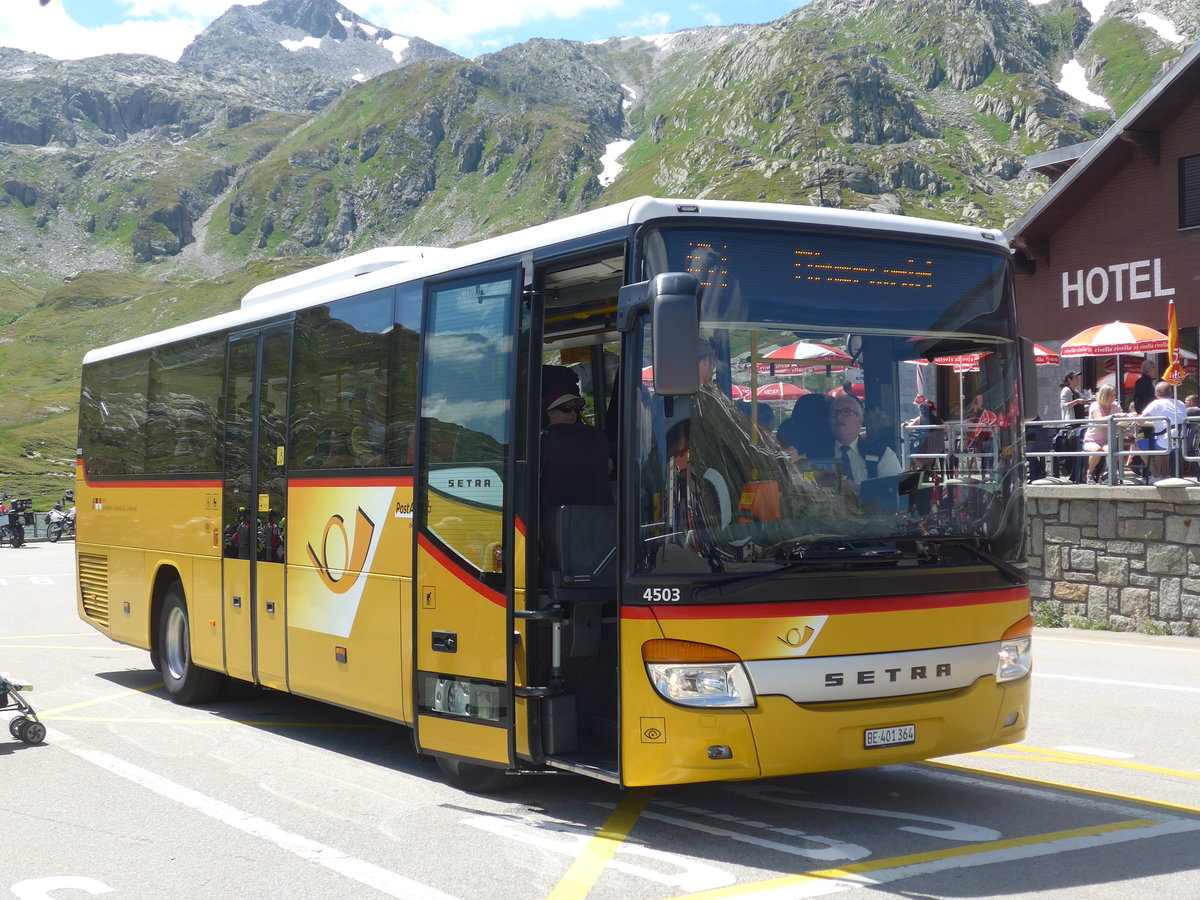 (195'305) - AVG Meiringen - Nr. 64/BE 401'364 - Setra am 29. Juli 2018 in Grimsel, Passh�he
