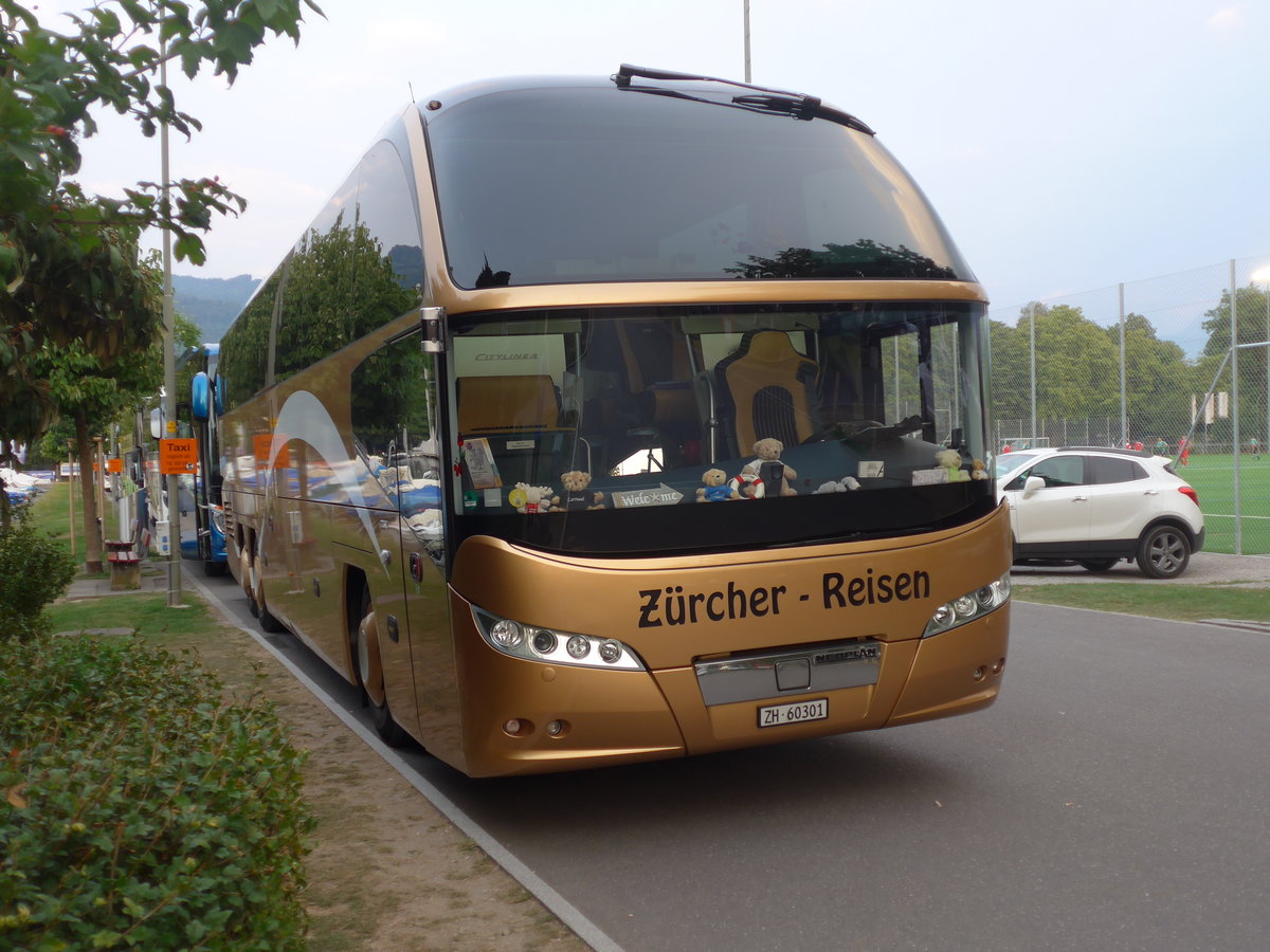 (195'529) - Z�rcher, St�fa - ZH 60'301 - Neoplan am 4. August 2018 in Thun, Strandbad