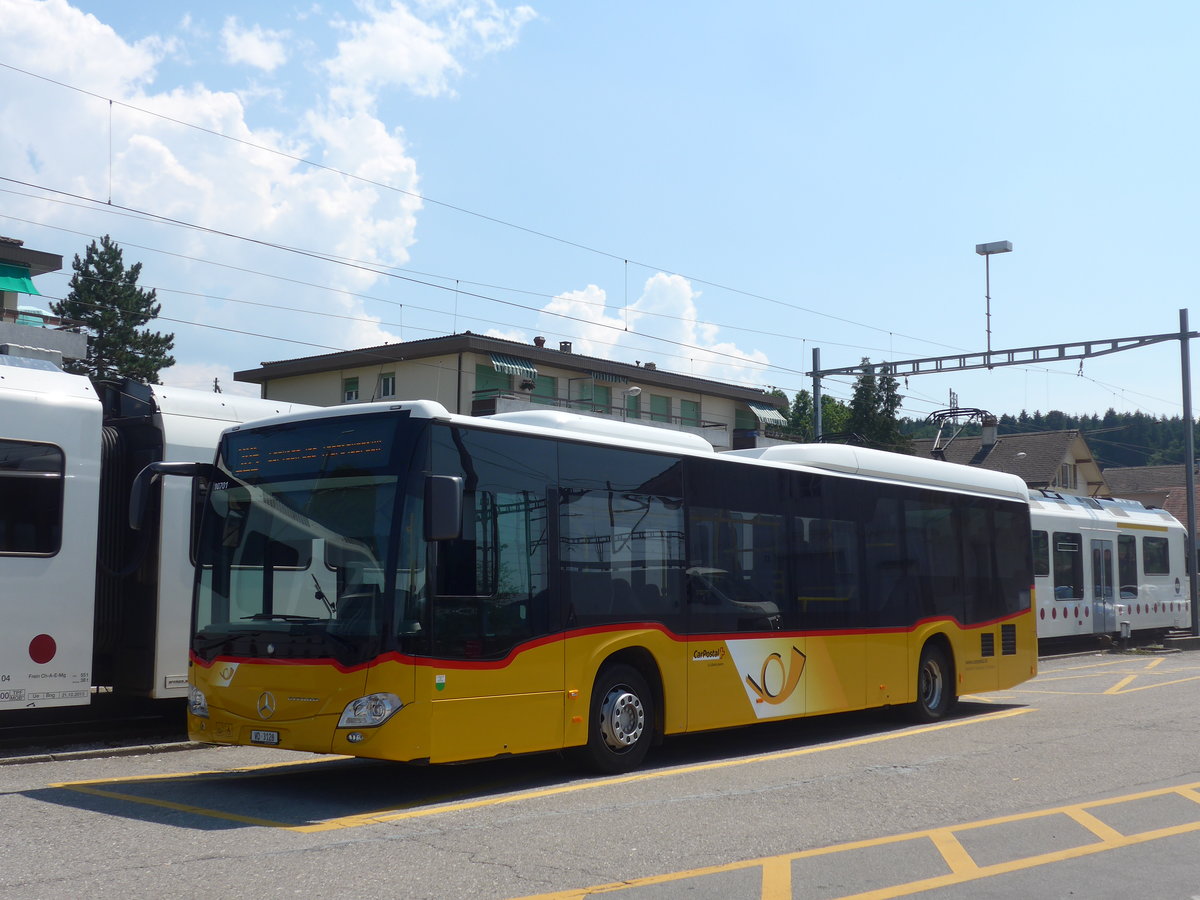 (195'582) - Faucherre, Moudon - VD 3120 - Mercedes am 5. August 2018 beim Bahnhof Pal�zieux