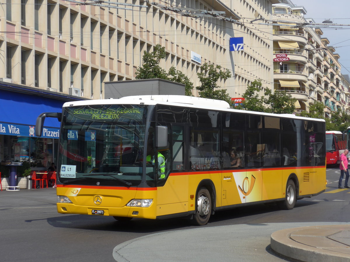 (195'772) - Aus Liechtenstein: Sch�dler, Triesenberg - Nr. 71/FL 39'871 - Mercedes (ex PostAuto Ostschweiz Nr. 20) am 6. August 2018 beim Bahnhof Lausanne