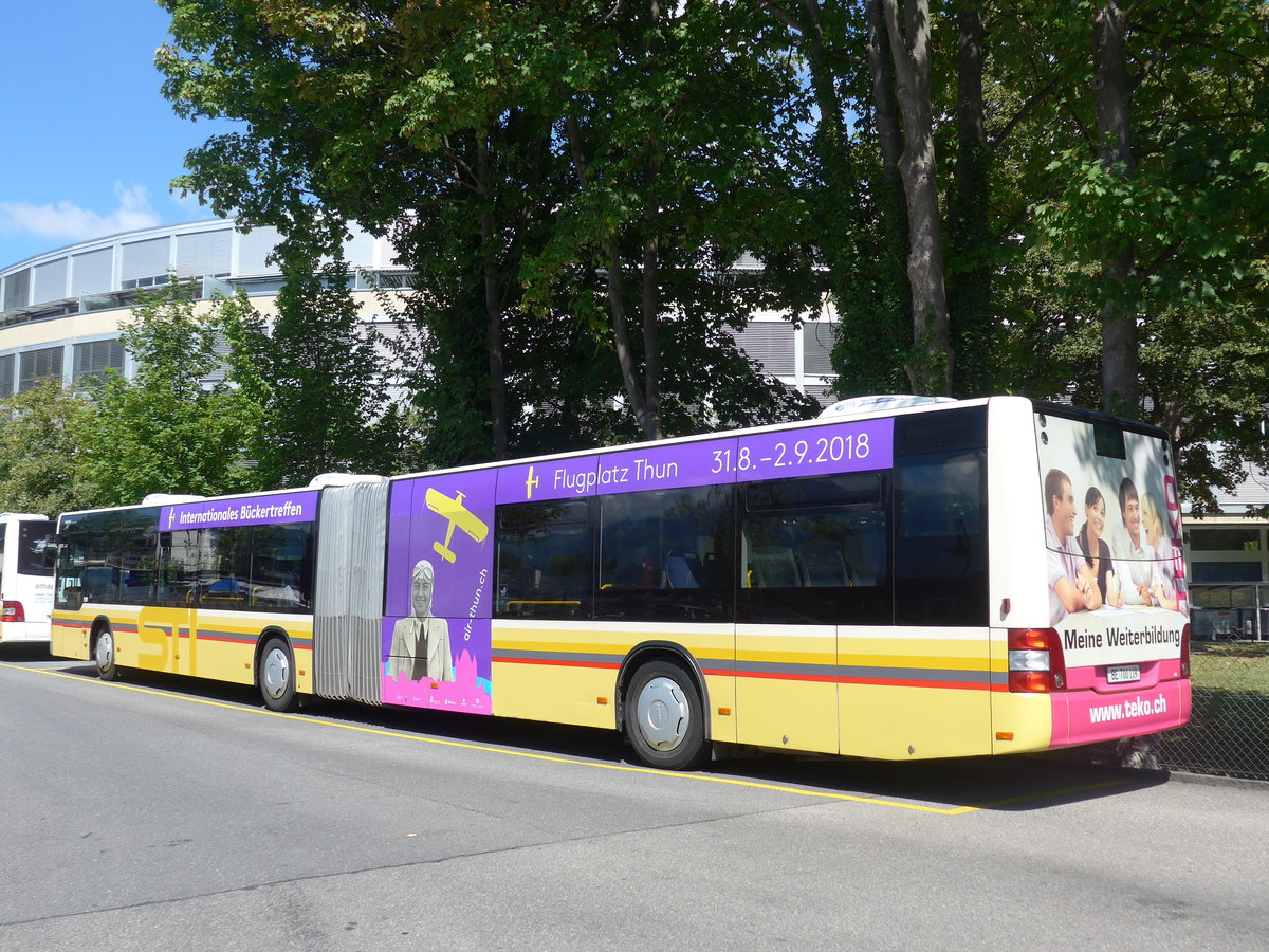 (195'837) - STI Thun - Nr. 119/BE 700'119 - MAN am 15. August 2018 bei der Schiffl�ndte Thun