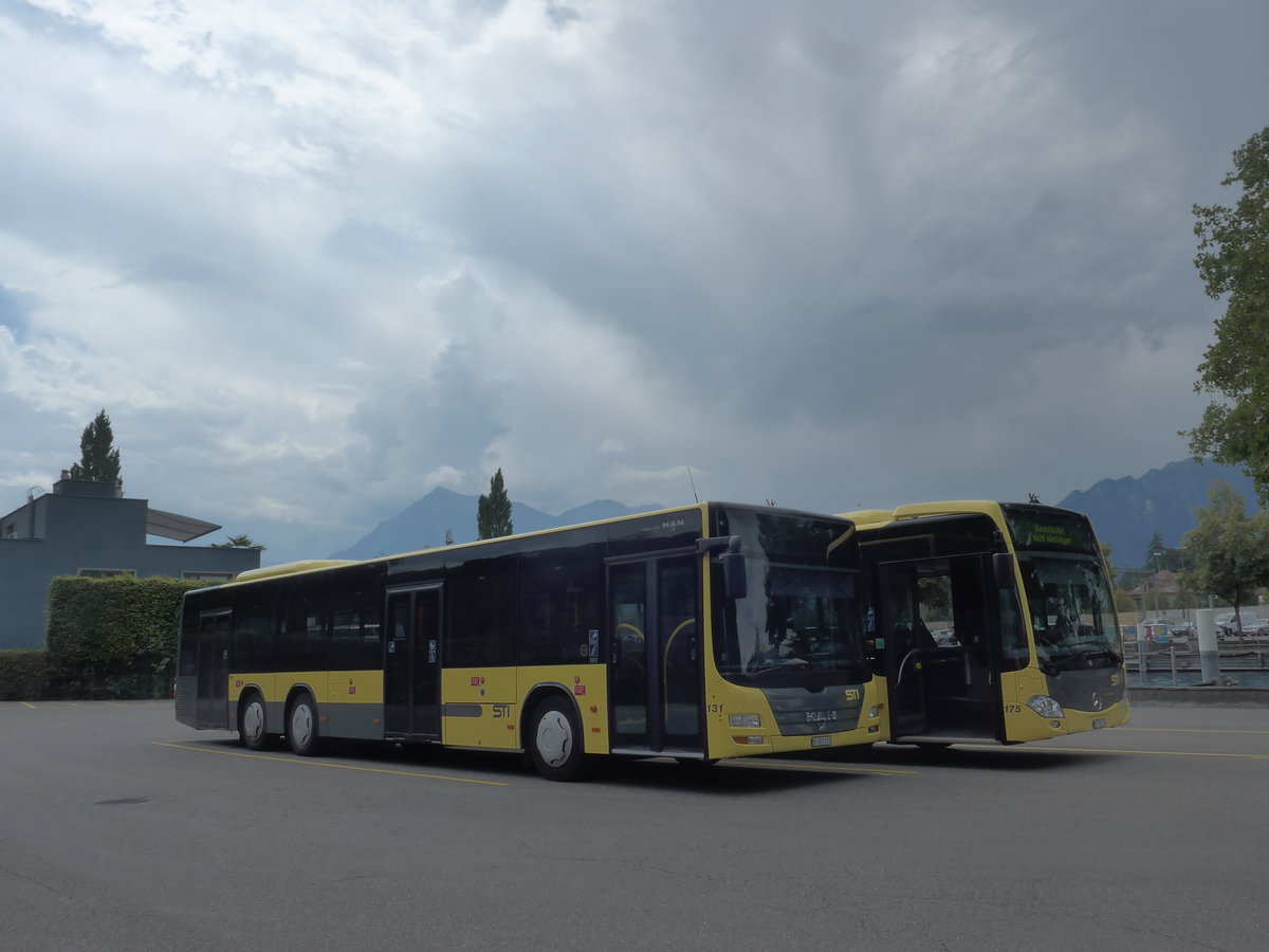 (195'846) - STI Thun - Nr. 131/BE 801'131 - MAN am 17. August 2018 bei der Schiffl�ndte Thun