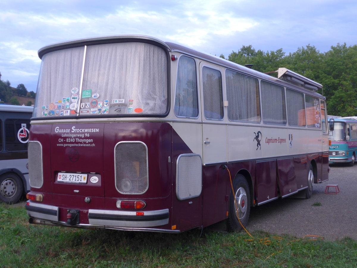 (195'927) - Br�ngger, Elsau - SH 27'151 - Setra am 17. August 2018 in Wettingen, Zirkuswiese
