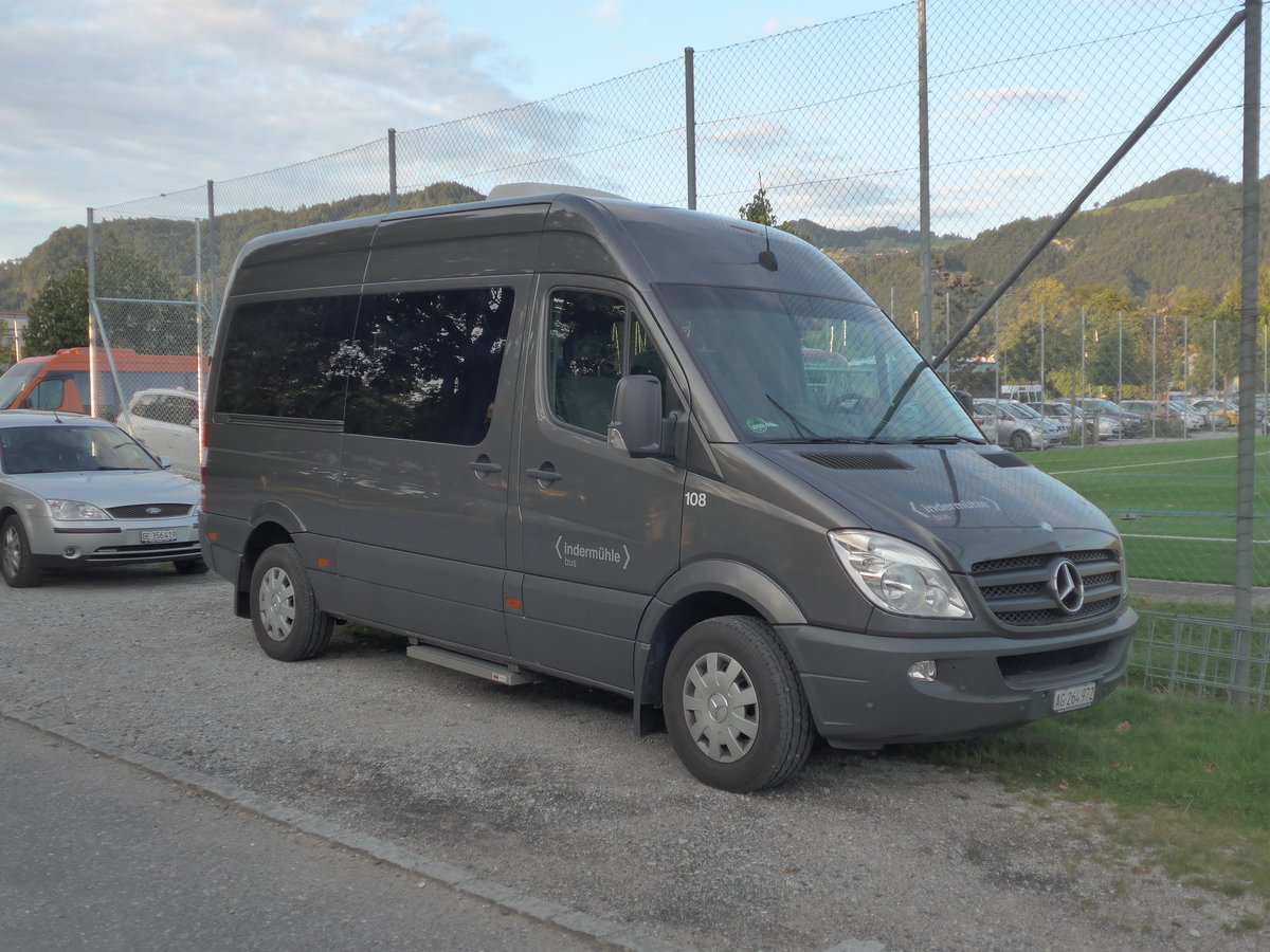 (196'221) - Inderm�hle, Rekingen - Nr. 108/AG 264'972 - Mercedes am 27. August 2018 in Thun, Lachen