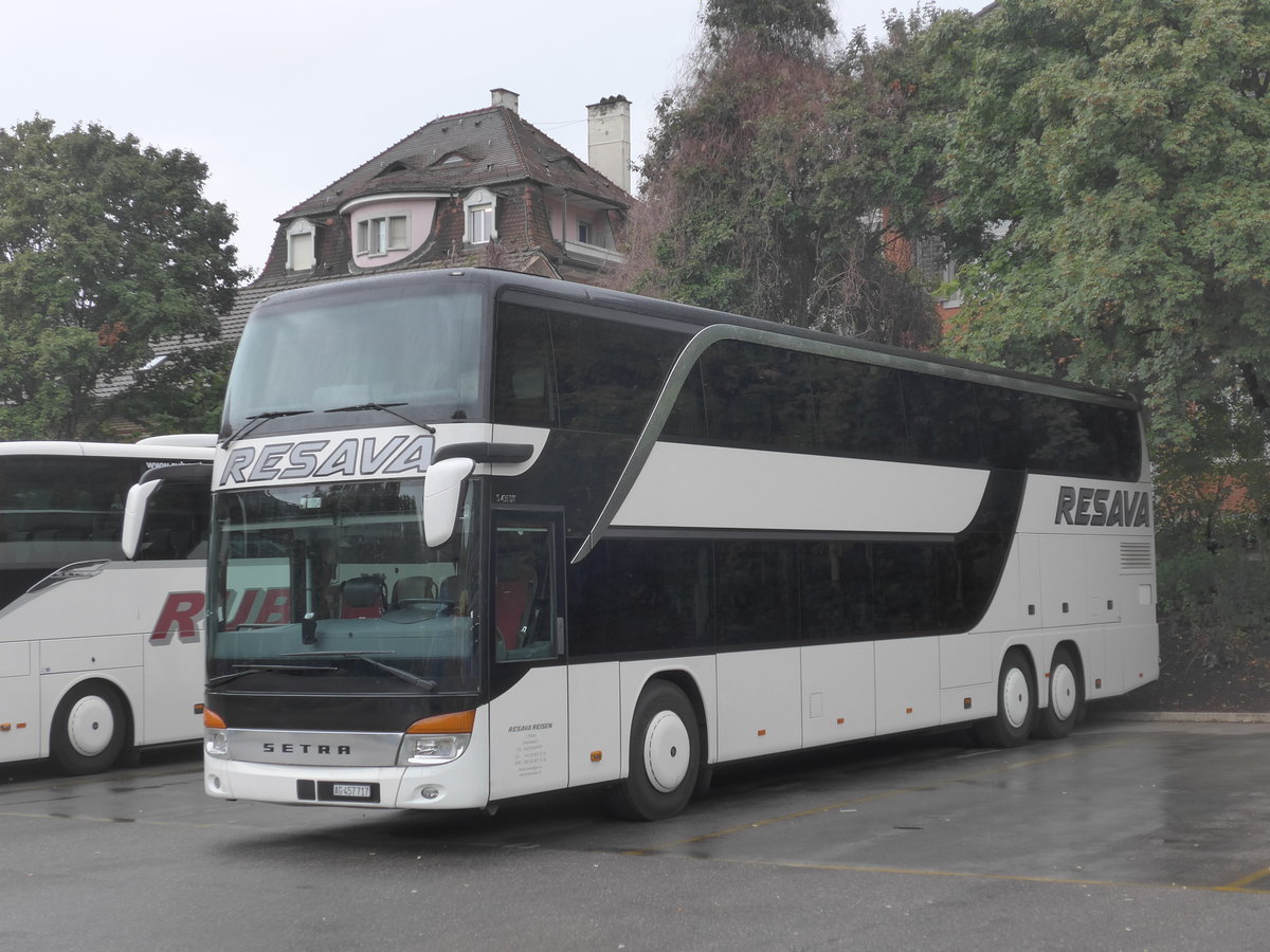 (196'246) - Resava, Neuenhof - AG 457'717 - Setra am 1. September 2018 in Z�rich, Sihlquai