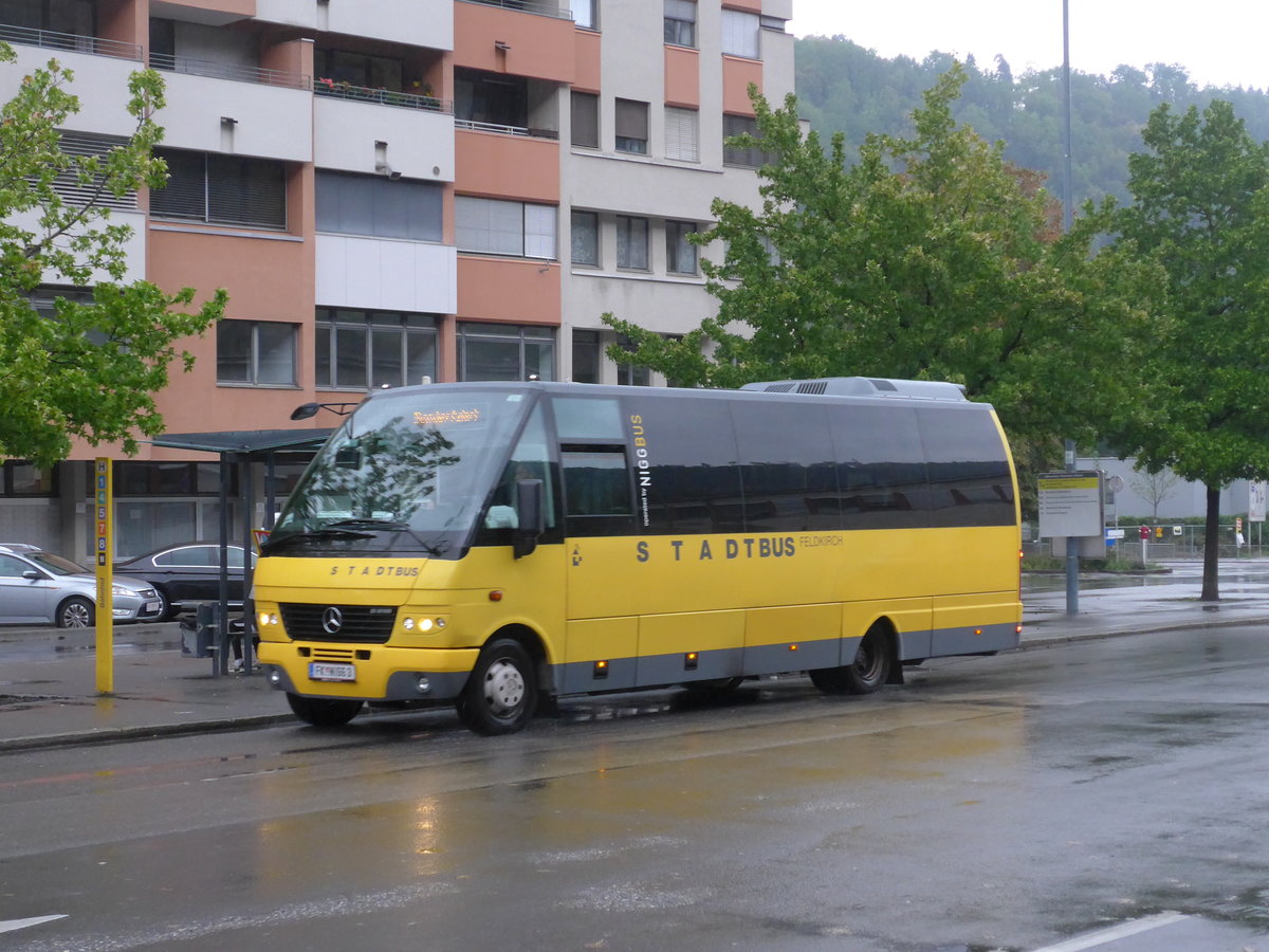 (196'282) - Stadtbus, Feldkirch - FK NIGG 3 - Mercedes/Auw�rter am 1. September 2018 beim Bahnhof Feldkirch