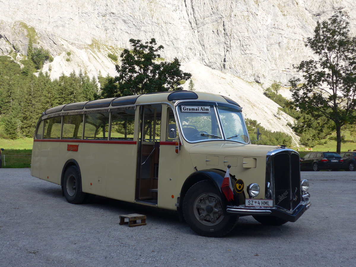 (196'747) - W�ll, Maurach - SZ 4 HML - Berna/Gangloff (ex Rapold, CH-Neuhauser; ex Spring, CH-Schwenden; ex Kunz, CH-Schwenden) am 11. September 2018 auf der Gramai Alm