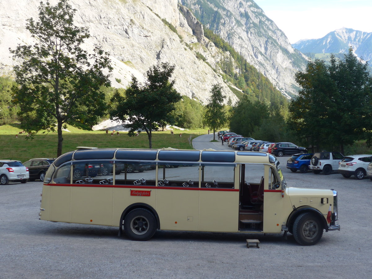 (196'750) - W�ll, Maurach - SZ 4 HML - Berna/Gangloff (ex Rapold, CH-Neuhausen; ex Spring, CH-Schwenden; ex Kunz, CH-Schwenden) am 11. September 2018 auf der Gramai Alm