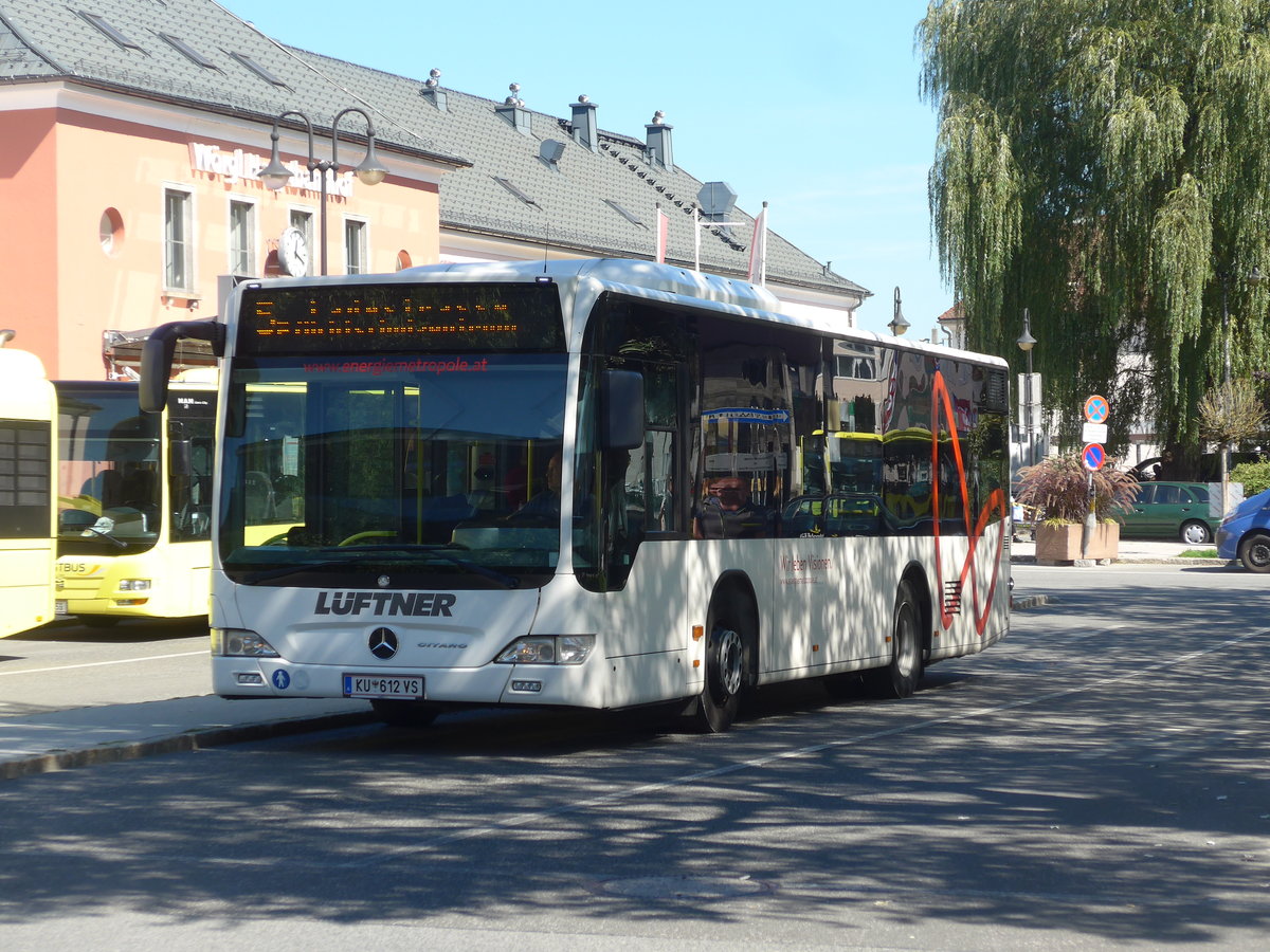(196'951) - L�ftner, Rum - KU 612 VS - Mercedes am 12. September 2018 beim Bahnhof W�rgl
