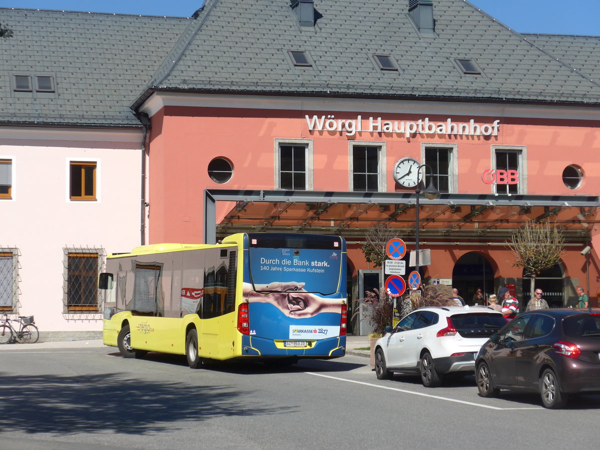 (196'955) - Ledermair, Schwaz - SZ 953 ZO - Mercedes am 12. September 2018 beim Bahnhof W�rgl